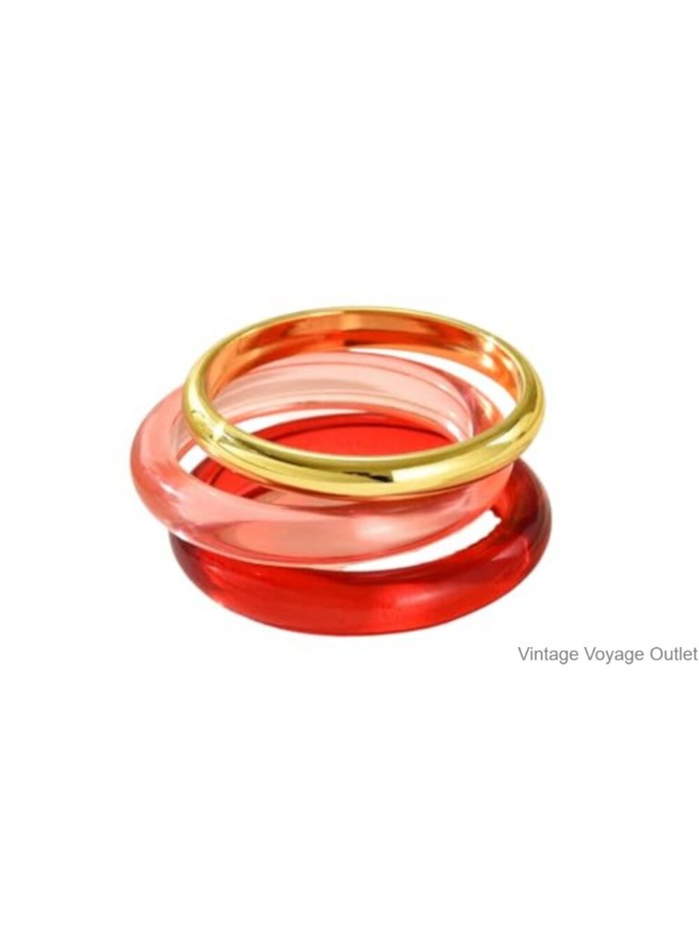 3Pc Acrylic Chunky Bangle Bracelet Set Geometric Cuff Wide Wristband Statement